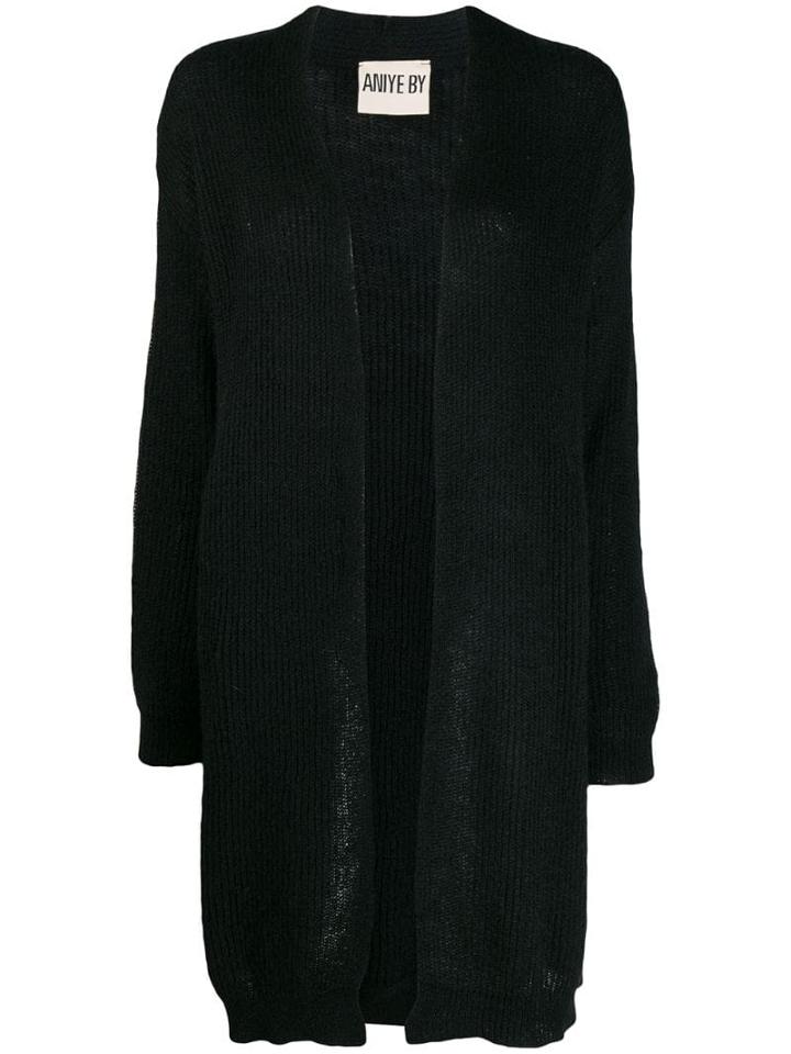 Aniye By Open Front Knit Cardigan - Black