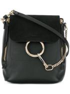 Chloé Black Faye Small Leather Backpack