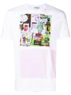 Comme Des Garçons Shirt Graphic Print T-shirt - White
