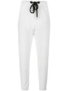 Twin-set Drawstring Track Pants, Women's, Size: Xxs, White, Cotton