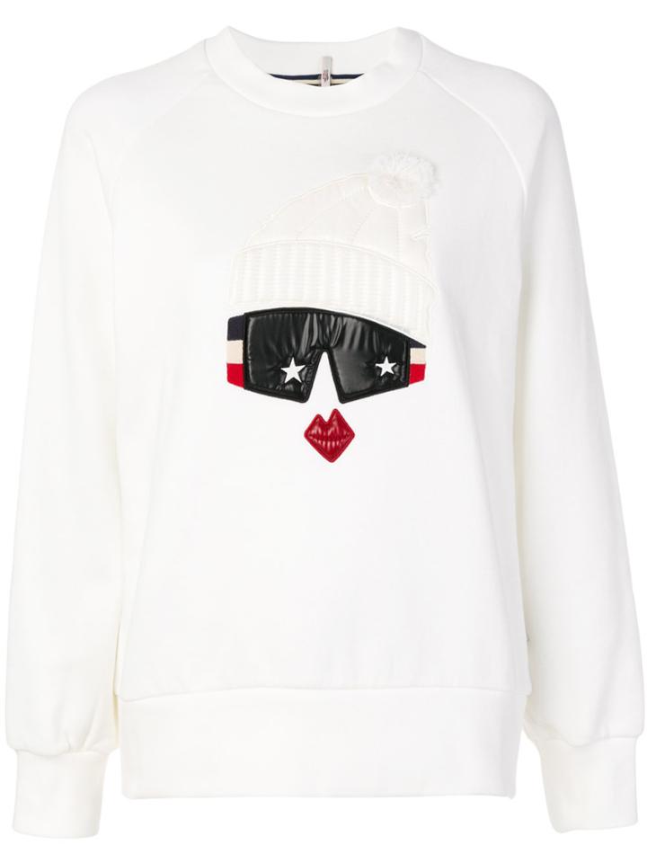Moncler Grenoble Textured Sweatshirt - White