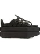 Rick Owens Platform Gladiator Sandals - Black