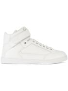 Saint Laurent Max Scratch Mid-top Sneakers - White
