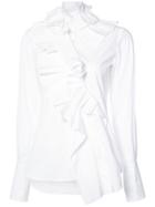 Monse Oversized Ruffled Shirt - White