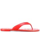 Tory Burch Monroe Thong Sandals - Red
