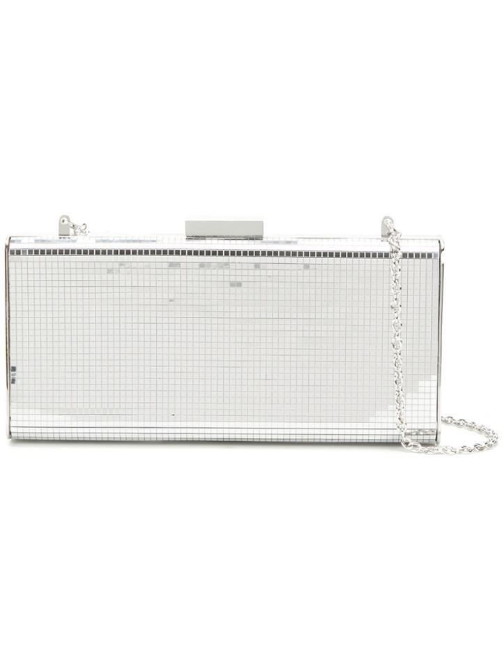 Love Moschino Metallic Minaudiere