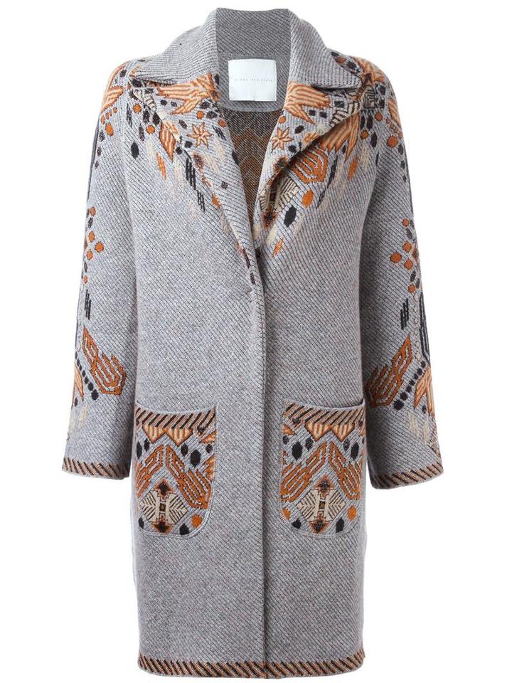 Giada Benincasa 'anjelica' Coat, Women's, Size: Medium, Grey, Merino/wool/cashmere/acrylic