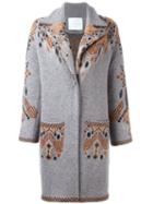 Giada Benincasa 'anjelica' Coat, Women's, Size: Medium, Grey, Merino/wool/cashmere/acrylic