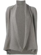 N.peal Shawl Collar Cardigan, Women's, Size: Medium, Grey, Cashmere