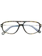Chloé Eyewear Rectangular Frames - Brown