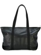 Corto Moltedo - East Hampton Tote Bag - Men - Cotton/calf Leather/goat Skin - One Size, Black, Cotton/calf Leather/goat Skin