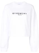 Givenchy Crew Neck Logo Sweatshirt - White