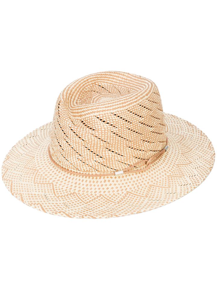Rag & Bone Zoe Straw Fedora - Nude & Neutrals