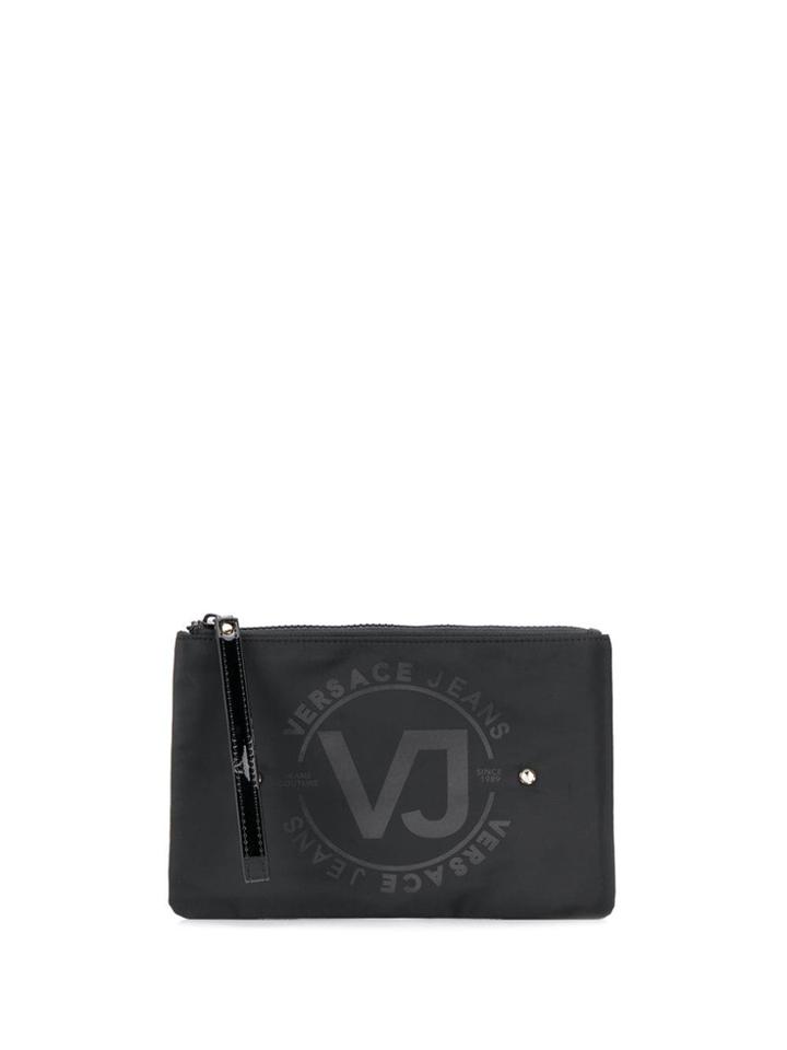 Versace Jeans Logo Makeup Bag - Black
