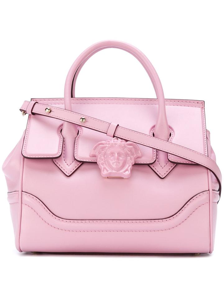 Versace - Small Palazzo Bag - Women - Calf Leather - One Size, Pink/purple, Calf Leather