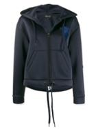 Emporio Armani Hooded Zip Up Jacket - Blue