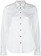 Brunello Cucinelli Embellished Collar Shirt - White