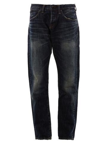 Mastercraft Union Bleached Straight Jeans - Blue