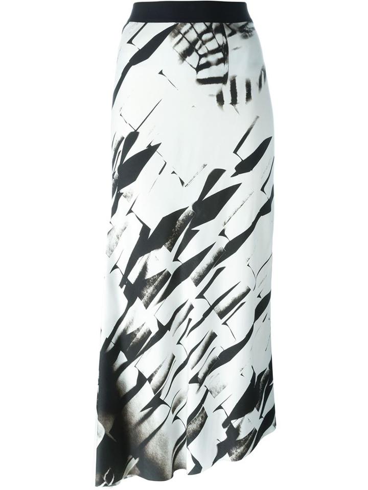 Ann Demeulemeester Abstract Print Skirt
