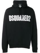 Dsquared2 Logo Hooded Sweater - Black