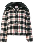 Moncler Checked Puffer Jacket - Black