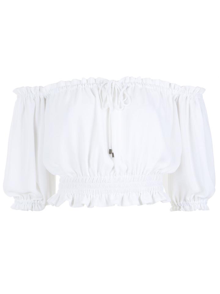 Olympiah Off-the-shoulder Top - White
