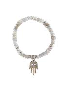 Loree Rodkin Beaded Diamond Charm Bracelet - Multicolour