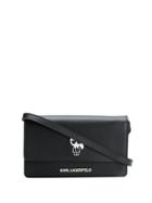 Karl Lagerfeld Ikonik Crossbody Bag - Black