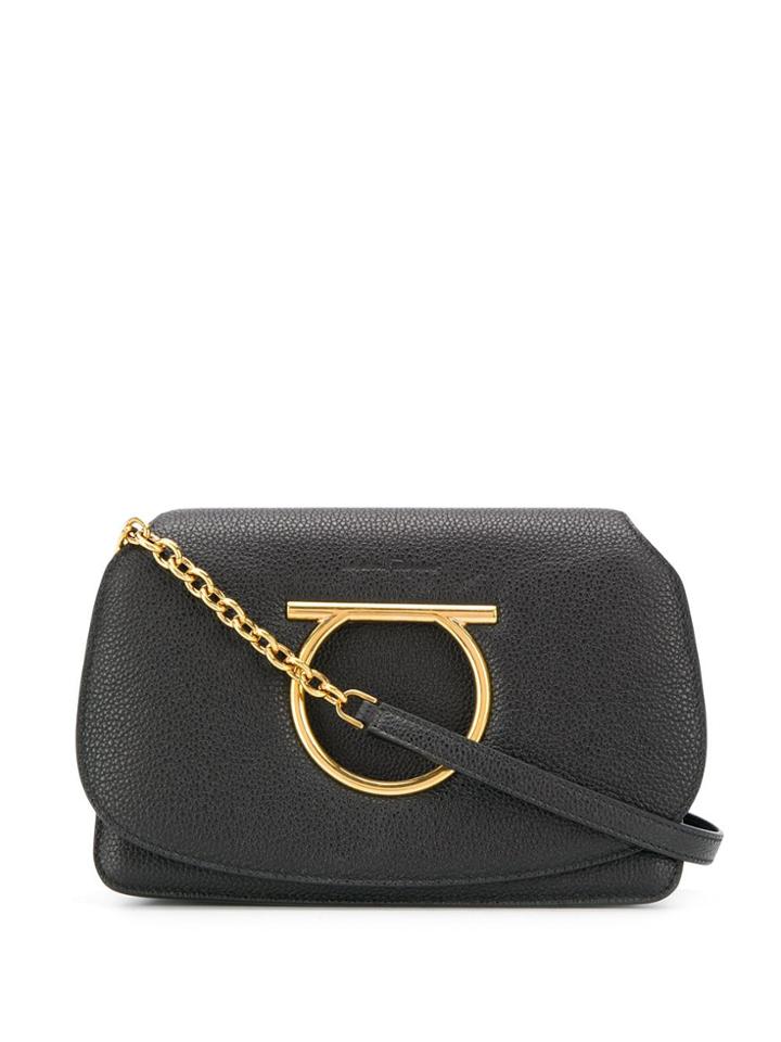 Salvatore Ferragamo Gancini Cross-body Bag - Black