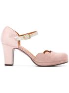 Chie Mihara Scalloped Pumps - Pink & Purple