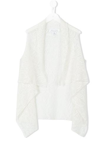 Opililai - Waterfall Gilet - Kids - Polyester - 6 Yrs, Girl's, White