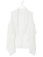 Opililai - Waterfall Gilet - Kids - Polyester - 6 Yrs, Girl's, White