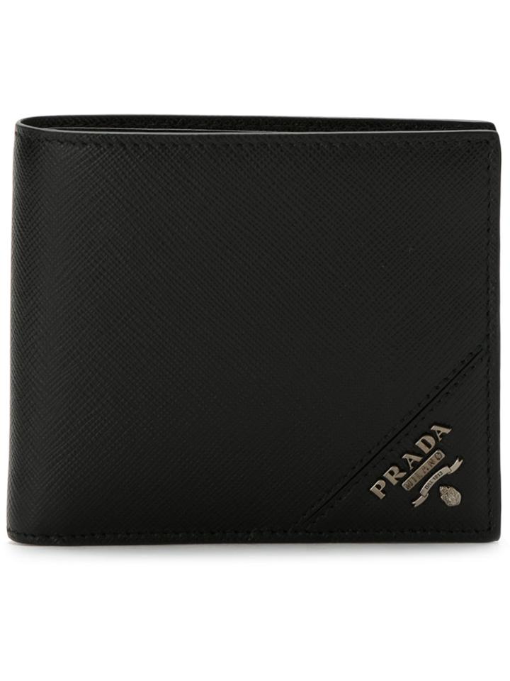 Prada Saffiano Wallet - Black