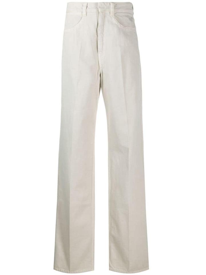 Lemaire High-waisted Trousers - Neutrals