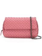 Bottega Veneta Interlaced Messenger Bag - Pink