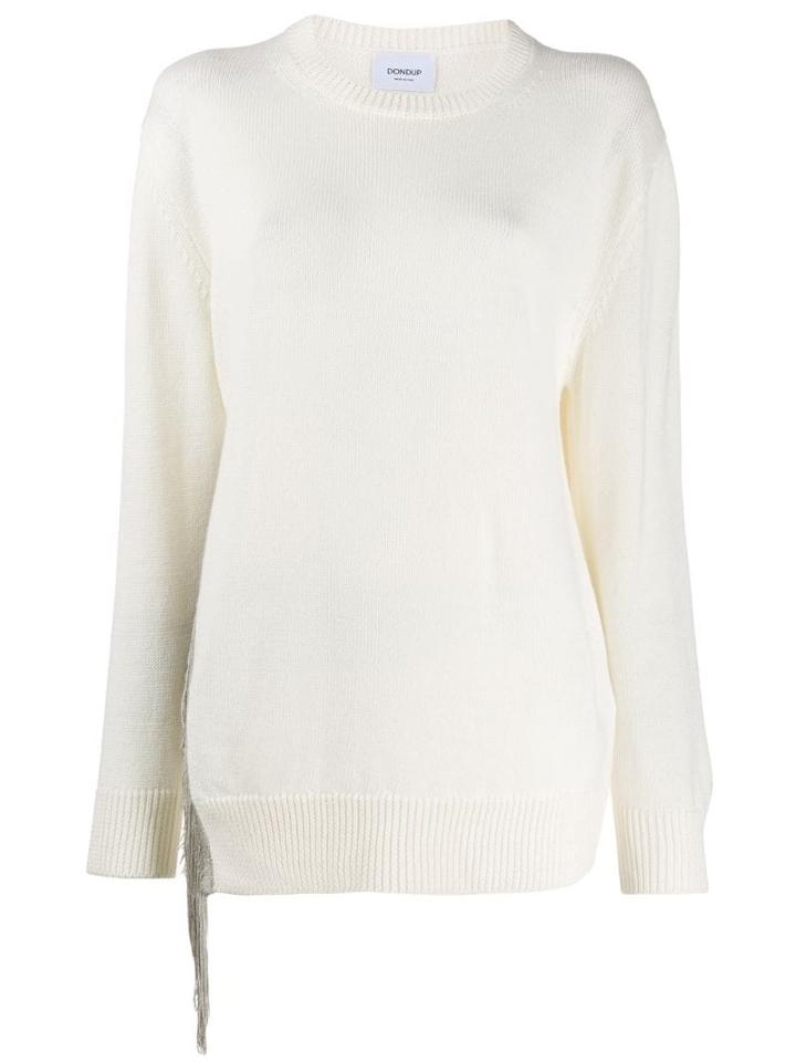 Dondup Round Neck Jumper - White