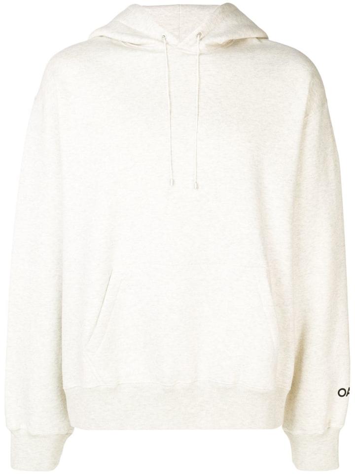 Oamc The Ghosts Patch Hoodie - Grey