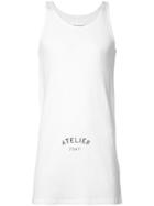 Maison Margiela Atelier Print Long Vest - White