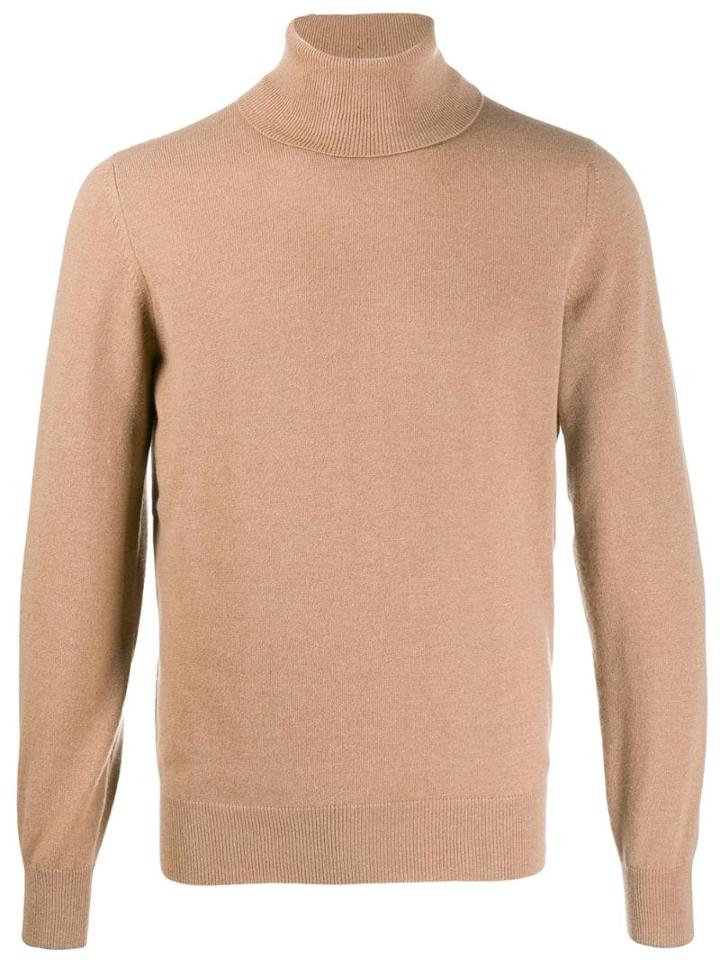 Brunello Cucinelli Roll Neck Sweater - Brown