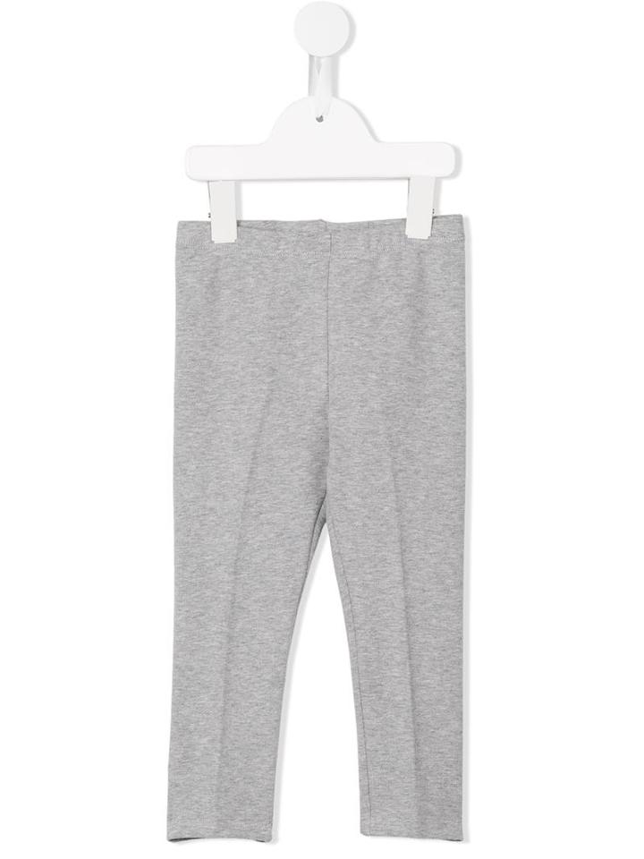 Il Gufo Slim Fit Leggings, Toddler Girl's, Size: 4 Yrs, Grey