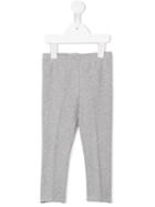 Il Gufo Slim Fit Leggings, Toddler Girl's, Size: 4 Yrs, Grey