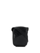Versace Jeans Twill-panelled Crossbody Bag - Black
