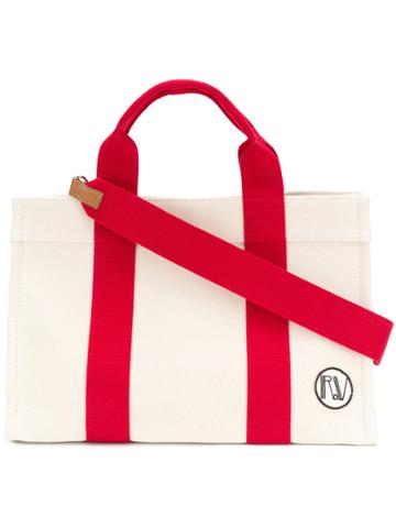 Rue De Verneuil Accordion Side Tote Bag - Nude & Neutrals