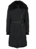 Diesel 'wacia' Coat, Women's, Size: Medium, Black, Feather Down/nylon/polyamide/polyester