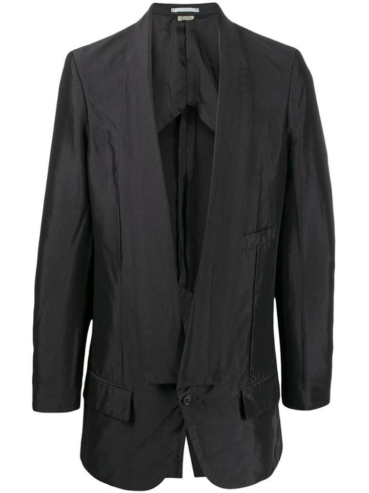 Comme Des Garçons Homme Plus Wide Lapel Blazer - Grey