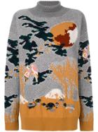 Barrie Kinoko Turtleneck Jumper - Grey