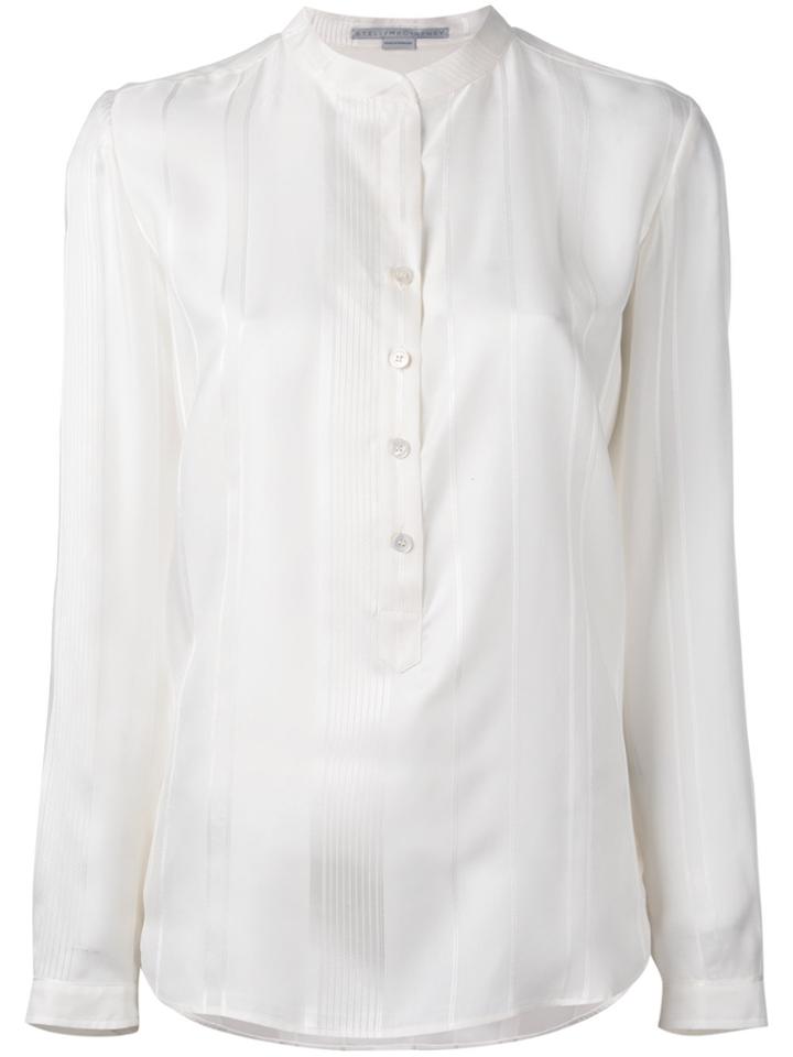 Stella Mccartney Half-placket Blouse - Nude & Neutrals