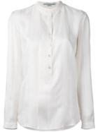 Stella Mccartney Half-placket Blouse - Nude & Neutrals