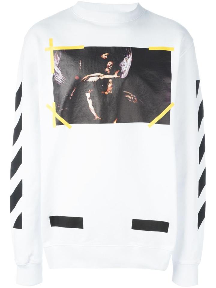 Off-white Painting Print Sweatshirt