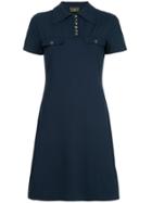 Fendi Vintage Polo Shirt One Piece - Blue